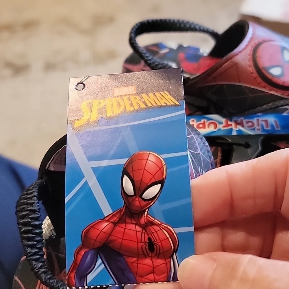 Marvel Spiderman Boys Light Up Sandals